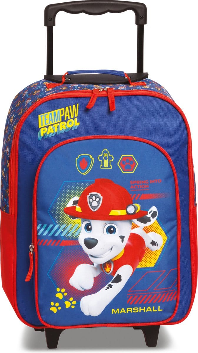 Paw Patrol Trolley, Marshall - 42 x 32 x 16/21 cm - Polyester