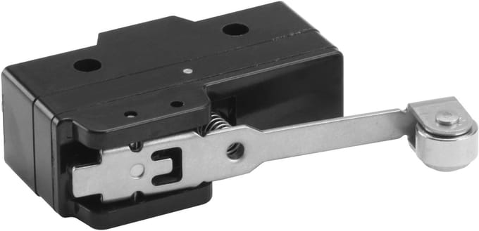 Dailygoods - Witches Micro Switch - 15A Stalen Scharnier Roller Handle - Automatische Schakelaar - Zwart - Beveiligingscircuits - Geschikt voor Panel...