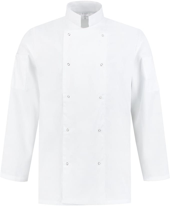 EM Kitchen Koksbuis polyester / katoen Wit maat S / 44-46
