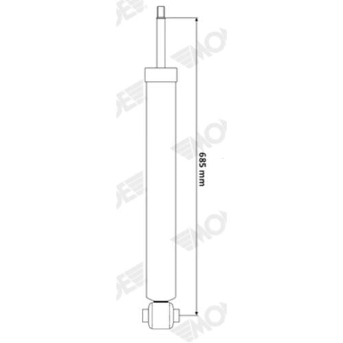 Schokdemper MONROE ORIGINAL (Gas Technology) MONROE G43161