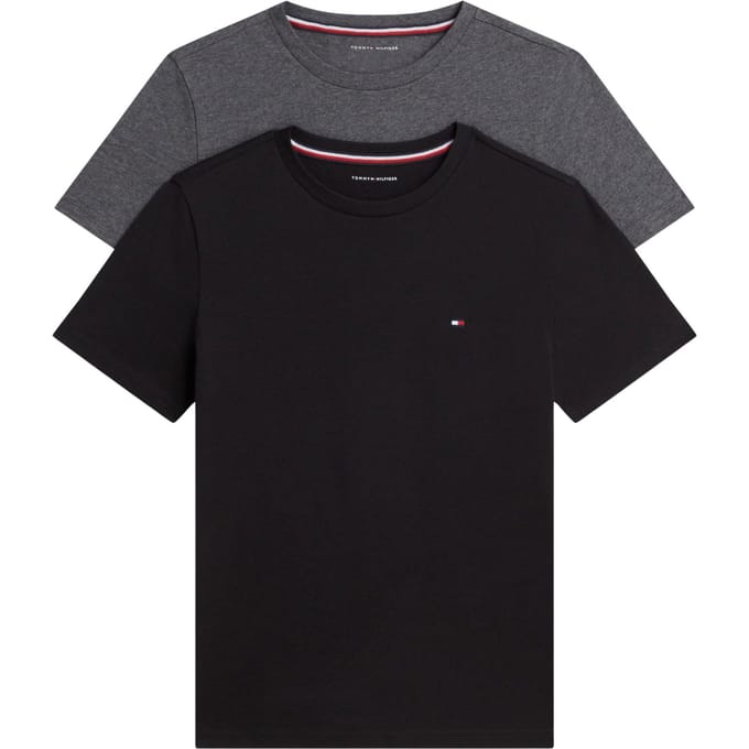 Tommy Hilfiger Cotton Crew Neck T-shirt Junior (2-pack)