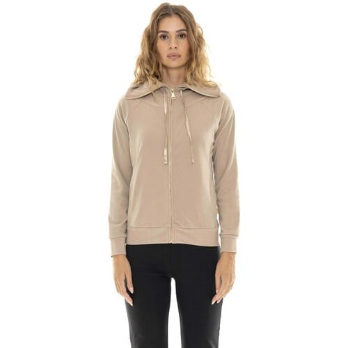 Capuchon sweaters Leone 1947 Woman Hoody Full Zip Relaxed