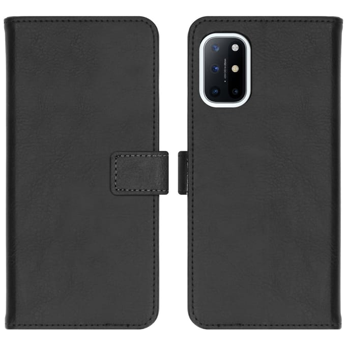 imoshion Hoesje - Geschikt voor OnePlus 8T - Luxe Bookcase - Zwart