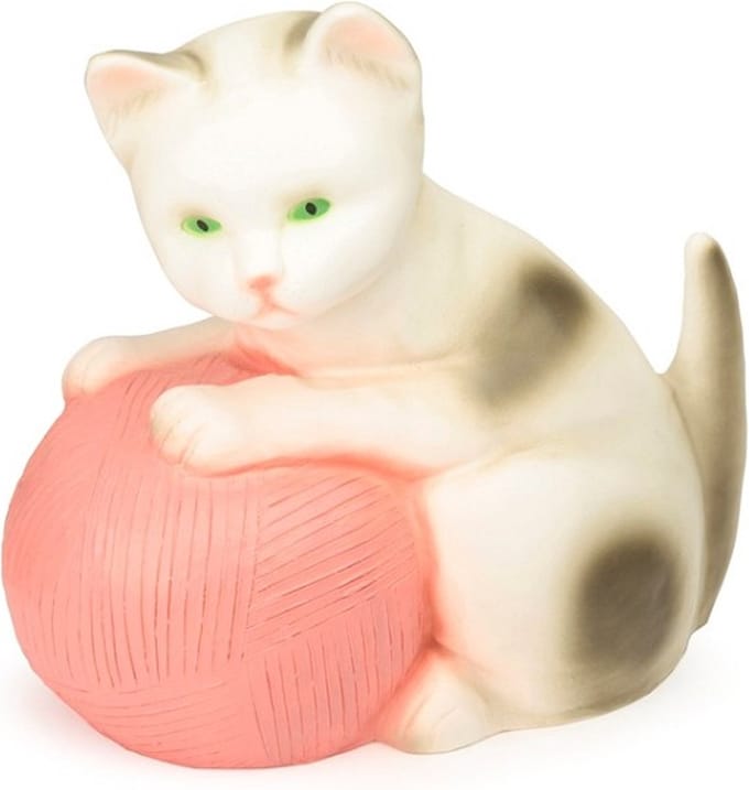 Egmont Toys Heico lamp kat met bol wol roze