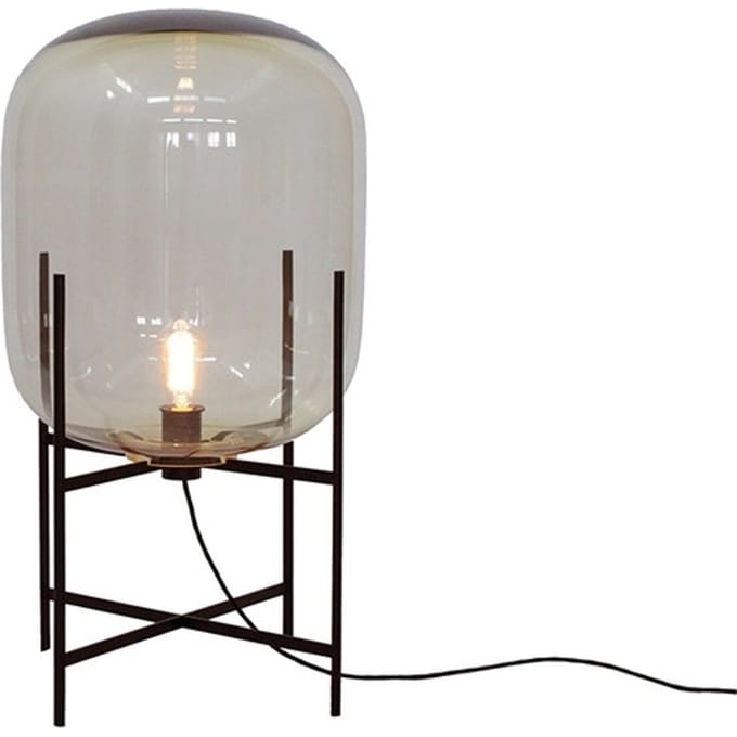 Pulpo - Oda Medium vloerlamp - barnsteen-zwart