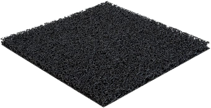 Rubbermagazijn - Spaghettimat zwart - 60x90cm - Schoonloopmat - Entreemat - Deurmat