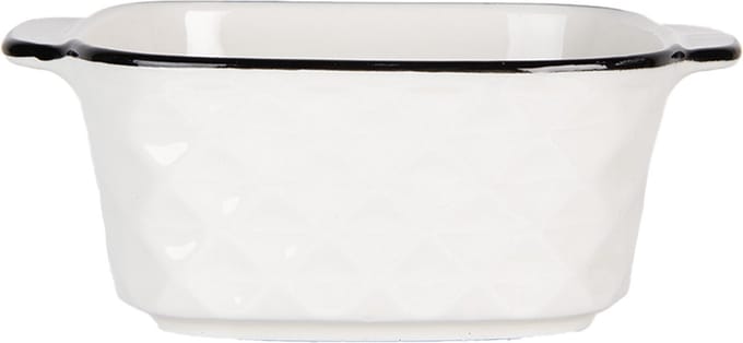 Clayre & Eef Kom 275 ml Wit Keramiek