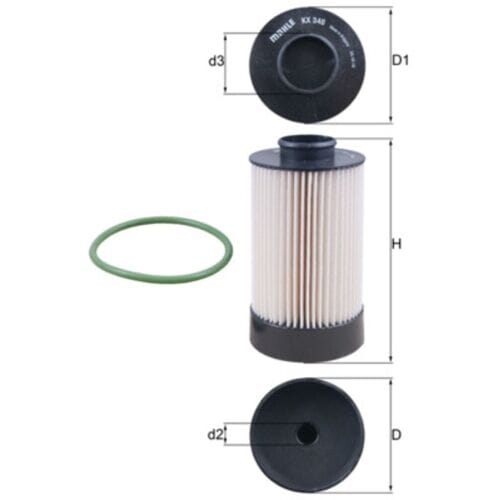 Brandstoffilter MAHLE KX340D