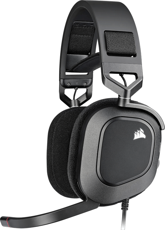 Corsair HS80 - Bedrade Gaming Headset - RGB - Dolby Audio 7.1 Surround - Carbon - PC