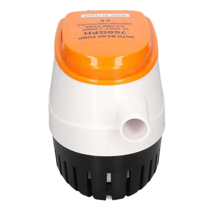 Dompelpomp Elektrisch Automatisch Lenswater Mini 750GPH DC 12V met Vlotterschakelaar