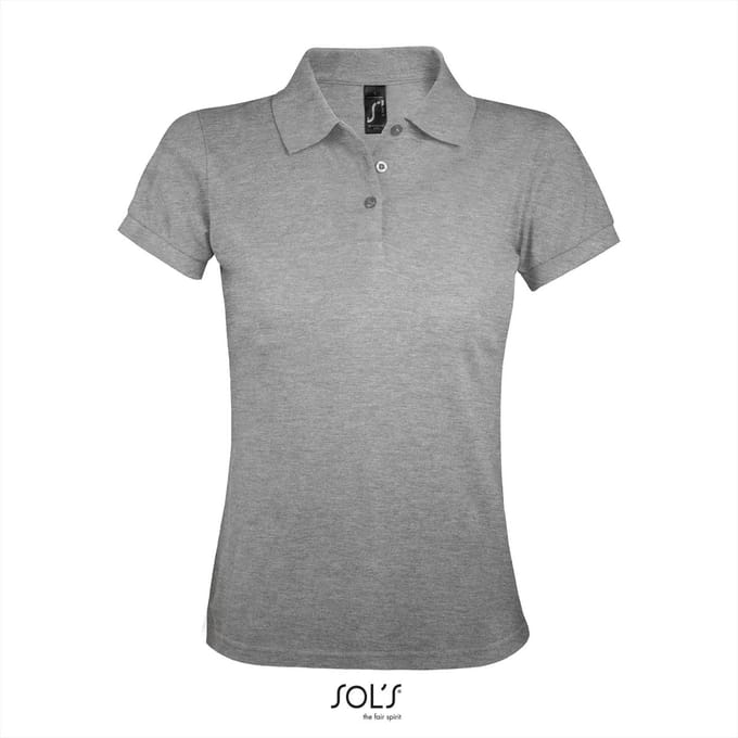 SOL'S Women´s Polo Shirt Prime L528 - Grey Melange - 3XL