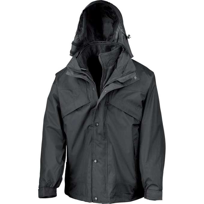 Result 3-in-1 Zip & Clip Jacket RT68 - Black - M