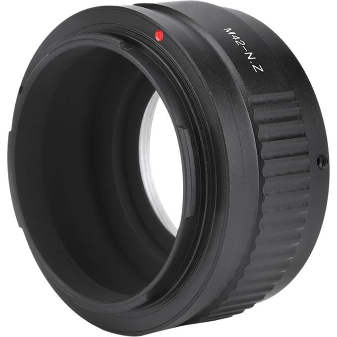 M42-Z Camera Adapter Ring voor M42 Lens naar voor Nikon Z Mount Camera's black