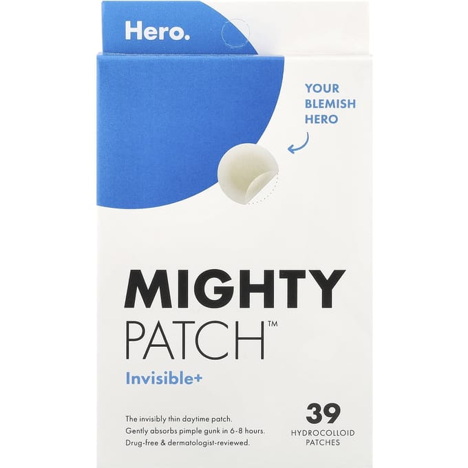 Hero Cosmetics, Mighty Patch, Invisible+, 39 patchs blue