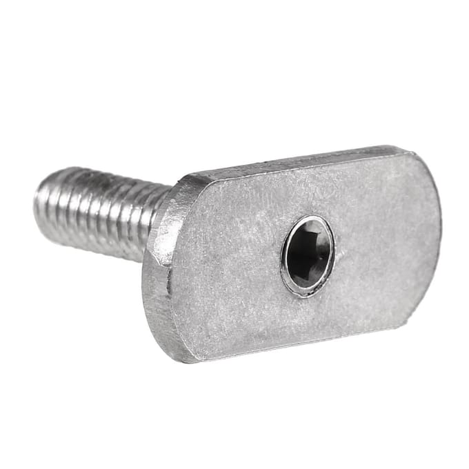 6 stuks kajakrails schroeven bouten hardware onderdelen voor kajak kano boot gray