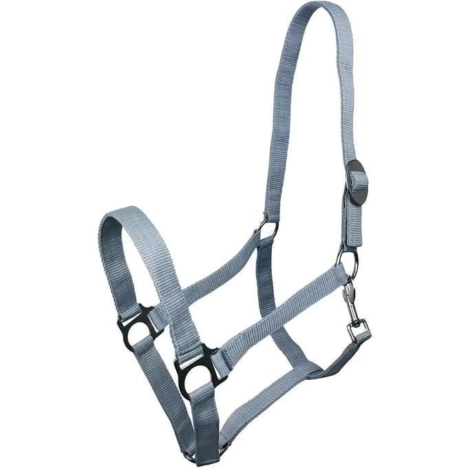 York Harmony Hoofdstel Grijs - Maat Pony