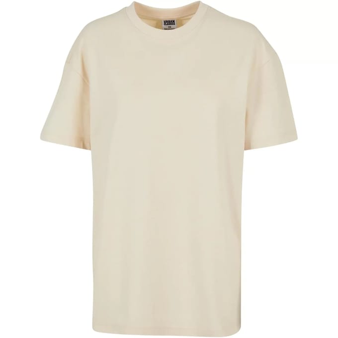 Urban Classics - Oversized Boyfriend Dames T-shirt - 5XL - Ivoorkleurig