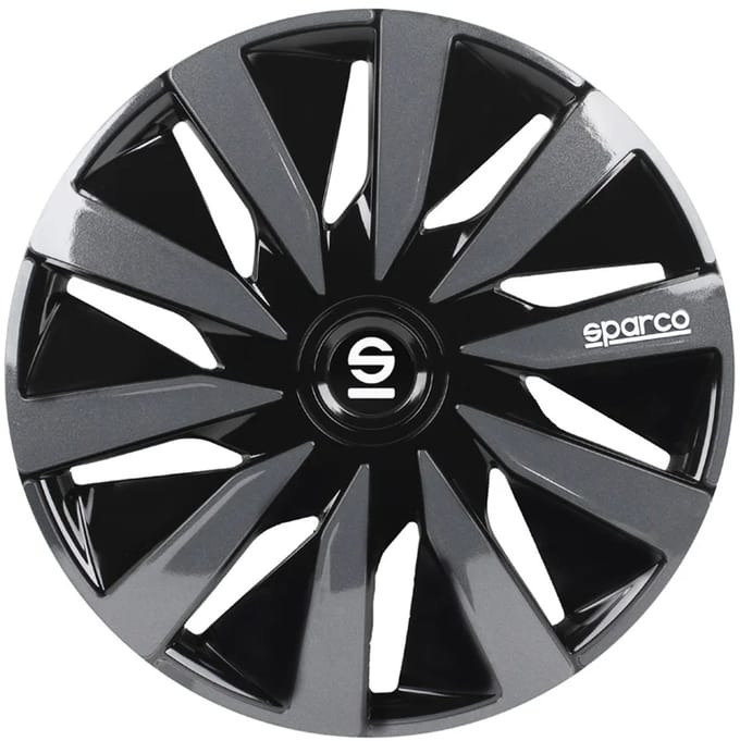 Sparco Wieldoppen Lazio - 14 inch - Zwart/Grijs
