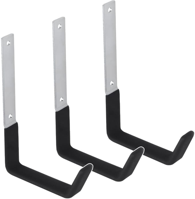 Maclean - Set van 3 stuks Muurbevestiging Ophanghaak - staal, max. belasting 10kg, MC-480