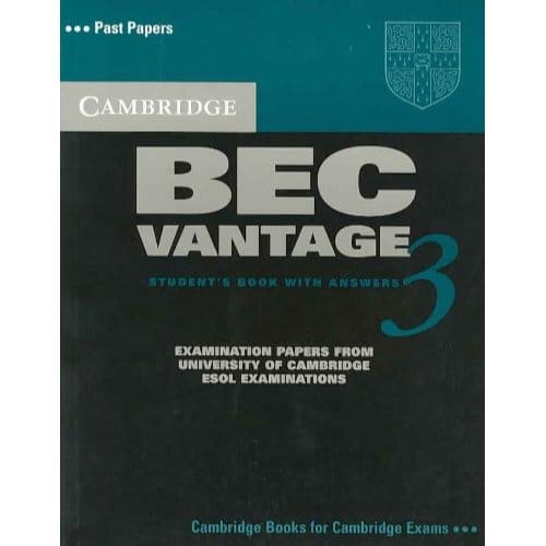 Cambridge Bec Vantage 3 Student's Book With Answers - Cambridge ESOL