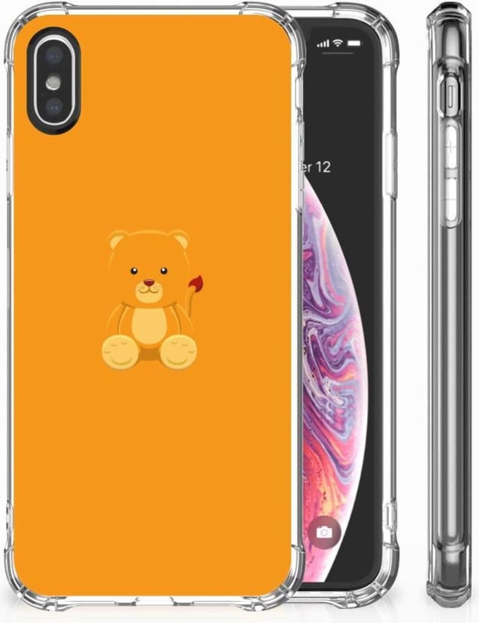 Apple iPhone X | Xs Stevig Bumper Hoesje Baby Beer