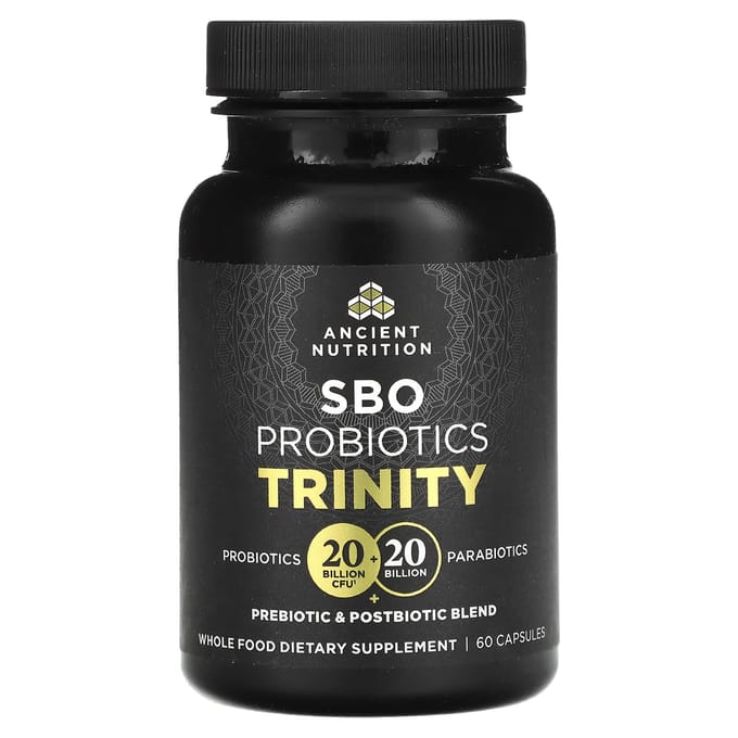 Nutrition Ancienne, Probiotique SBO Trinity, 60 Capsules