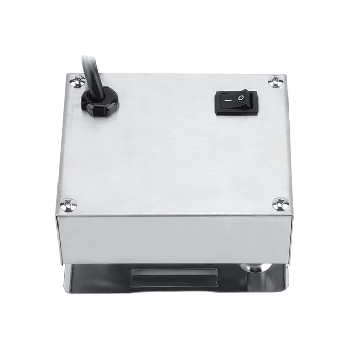 Solide Constructie BBQ Braadspit Grill Motor Rotator Barbecue Gereedschap AC white