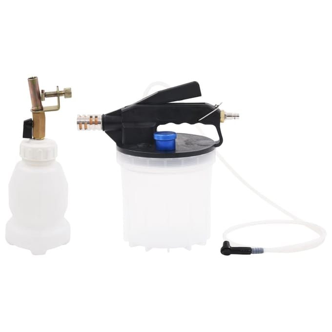 vidaXL - Remontluchtingspomp - pneumatisch - met - vulfles - 2 - L