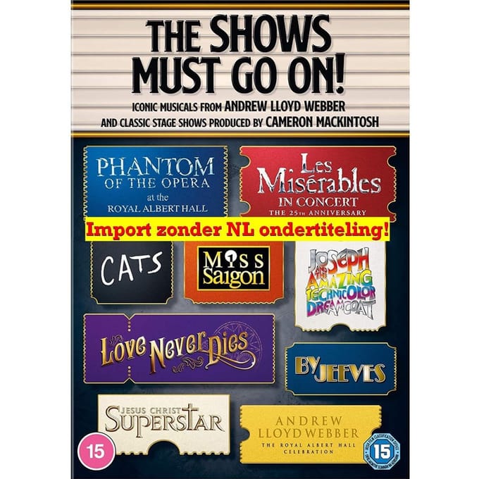 The Shows Must Go On! Ultimate Musicals Collection DVD