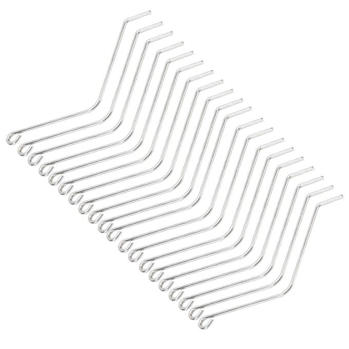 20 STUKS Roestvrijstalen Bijenkastverbinders Buig Draadhouder voor Houten Bijenkast Imkergereedschap white