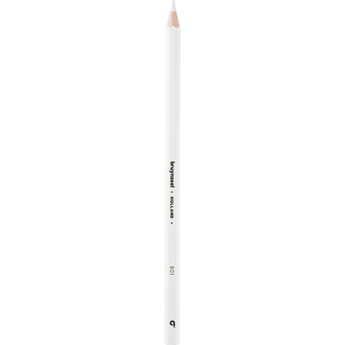 Kleurpotlood Bruynzeel Super 901 wit