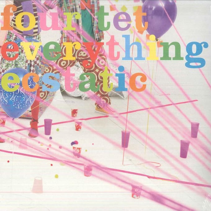 LP Plaat FOUR TET - Everything Ecstatic 5 Domino 2005 VS Dans & Electronica pink