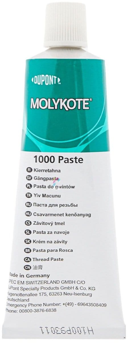 MOLYKOTE 1000 Schroefdraadpasta 100 gram