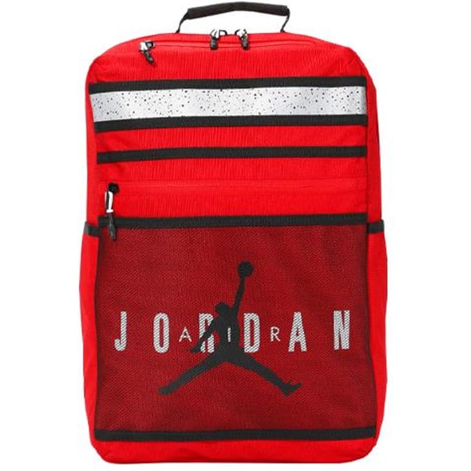 Sac à dos Jordan en polyester Regular Unisexe Rouge ONESIZE