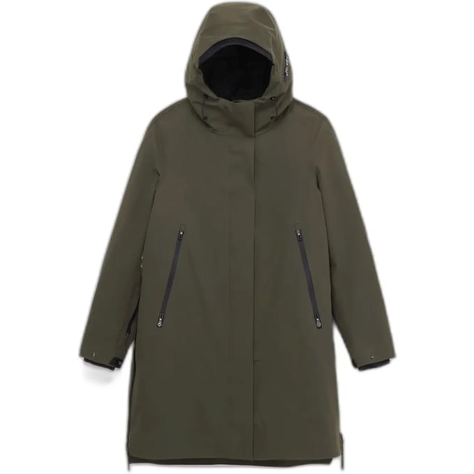 Dames parka met capuchon Krakatau Planck
