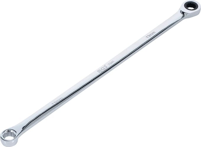 BGS Ratelring- en ringsleutel - extra lang - 11 mm
