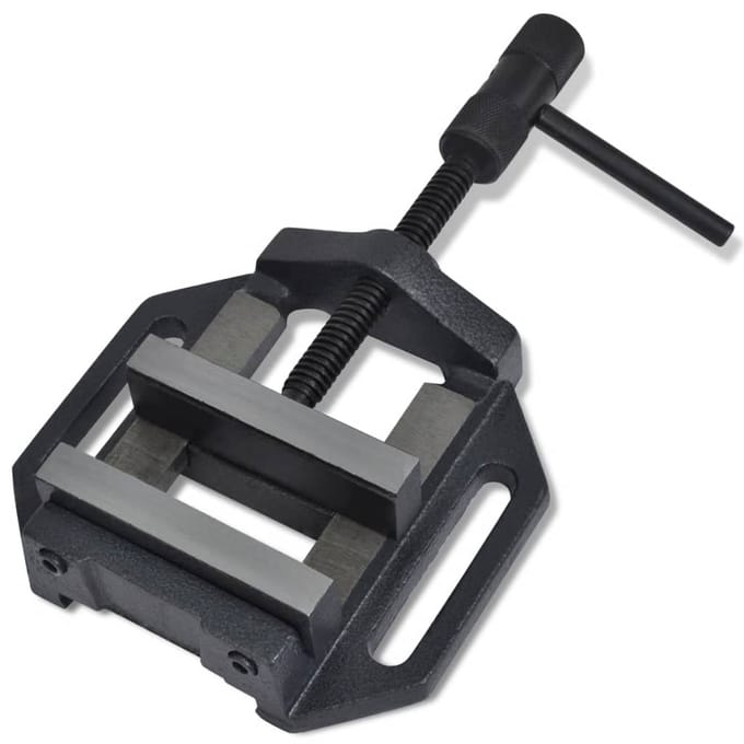 vidaXL - Bankschroef - handmatig - 90 - mm