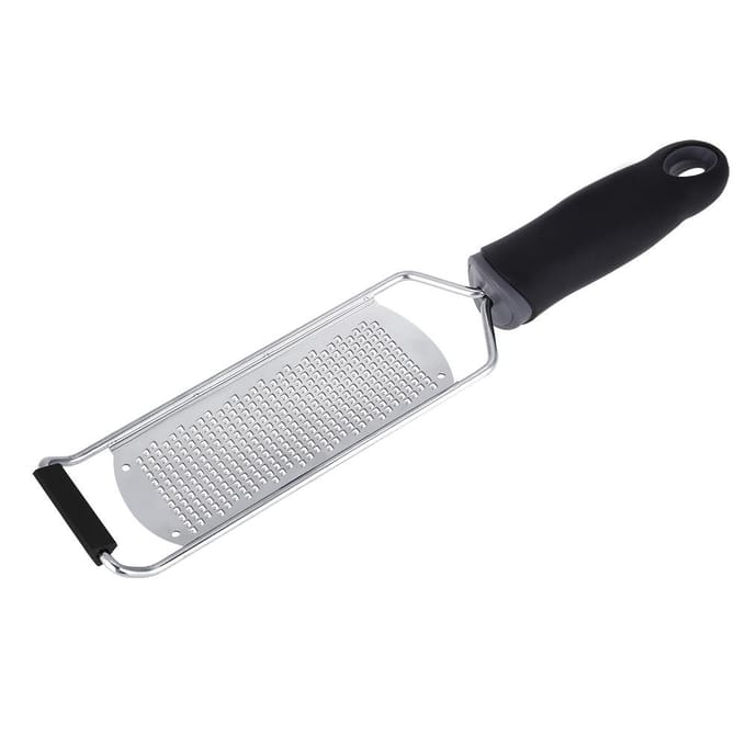 Zesteur de citron et râpe à fromage en acier inoxydable, ustensile de cuisine pour fruits, chocolat et gingembre white