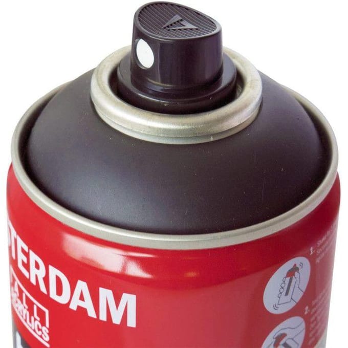 Bombe de peinture Amsterdam 400 ml noir oxyde noir