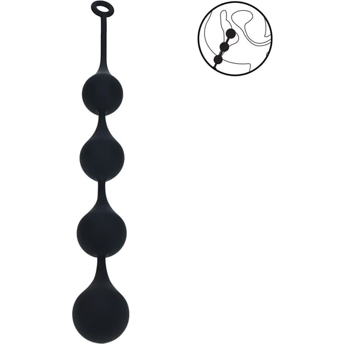 Levelz - Siliconen Anaal Druppel Ketting 60 mm XXL