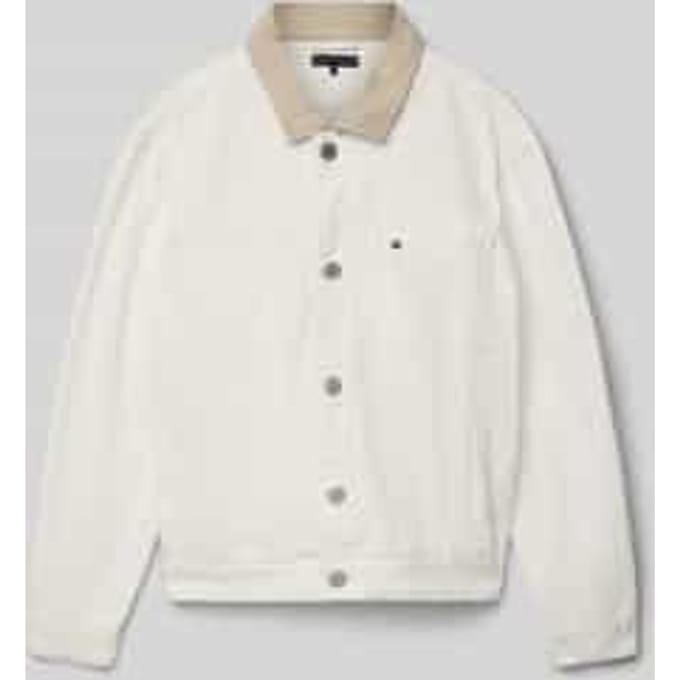 Oversized jeansjack van puur katoen
