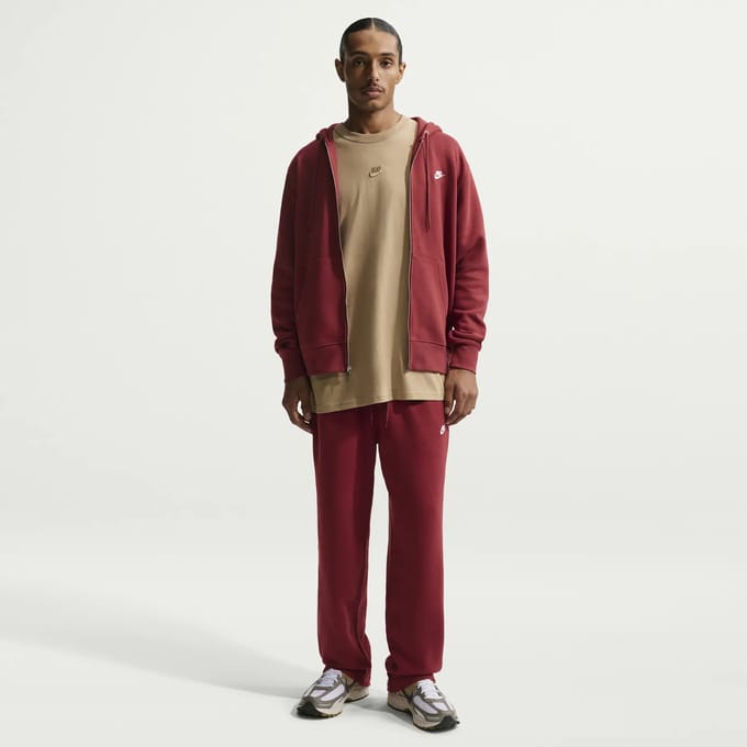 Hooded sweatshirt met rits Nike Club