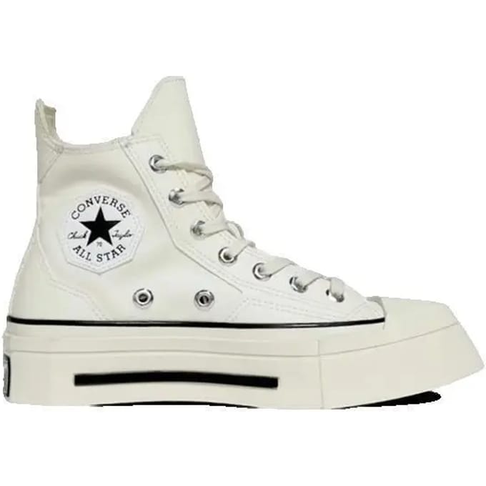 Converse Unisex Chuck 70 De Luxe Squared Egret/black/egret Size: 39.5 | Sneakers Outlet | Unisex | Zwart