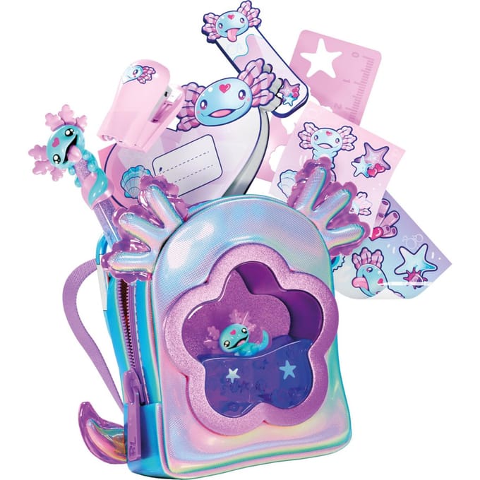Real Littles Liquid Charms mini Rugtasjes met 6 accessoires