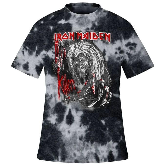 Iron Maiden - Ed Kills Again Heren T-shirt - S - Zwart/Grijs