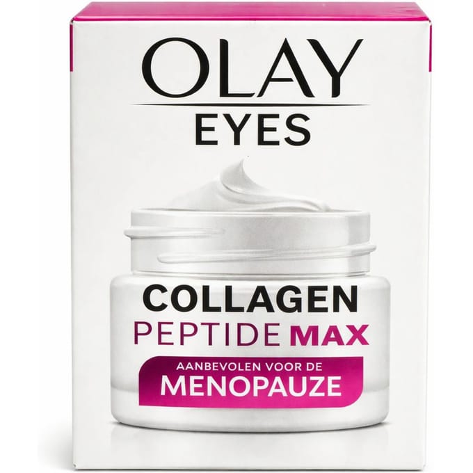 Olay Collageenpeptide 24 Max - Oogcrème - Met Collageenpeptide & Niacinamide -Parfumvrij - 15ml