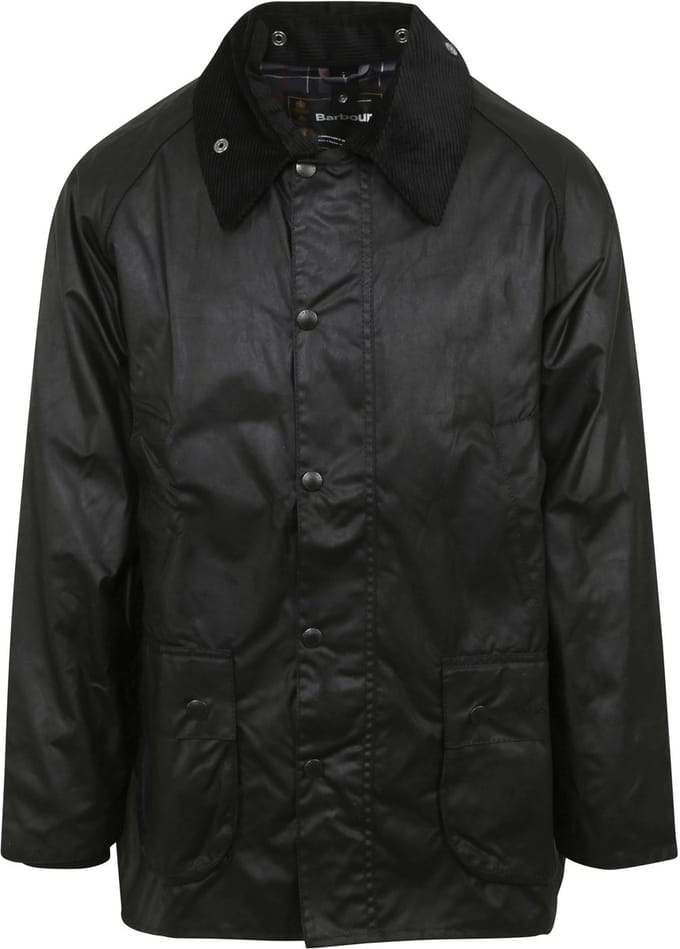 Barbour Bedale Wax Jas Zwart - Maat 52 - Heren - Wax jassen