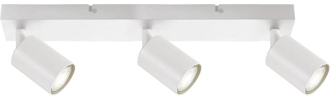 Opbouw Bar Spot Armatuur Wit Siena - 3x GU10 (max 10 watt per spot) - IP20