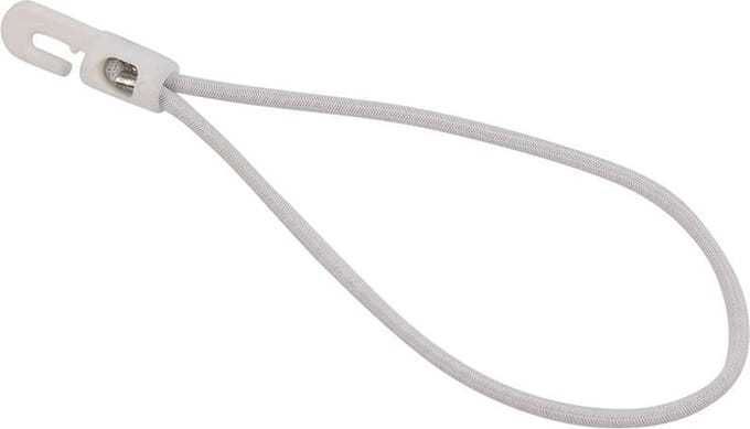 Afdekzeilwinkel - Spanner kunststof haak 20cm elastiek wit