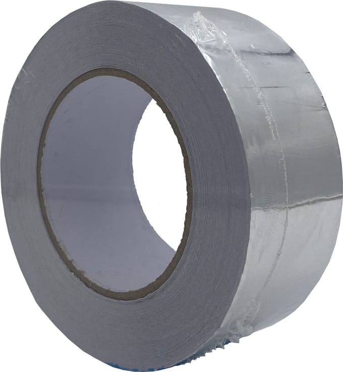 DULA Aluminium Tape - 50mm x 50m - afdichtingstape - hittebestendig - 3 rollen